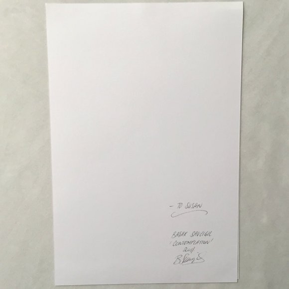 OOP Signed Dark Art Print 20s Flapper Gorey inspired  Goth Pen + Ink - Picture 4 of 6